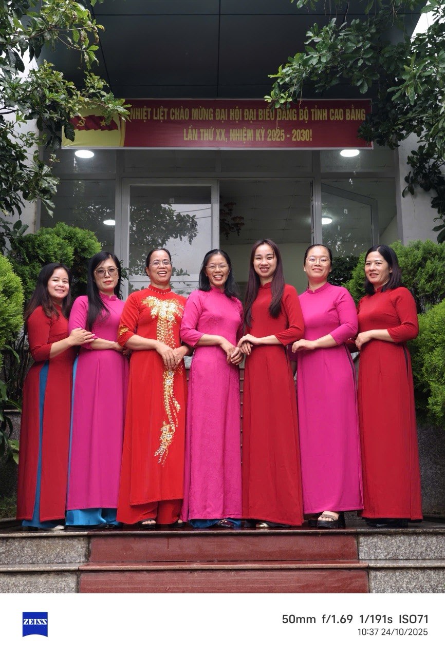 Hình ảnh nữ công của đơn vị trong hoạt động tập thể